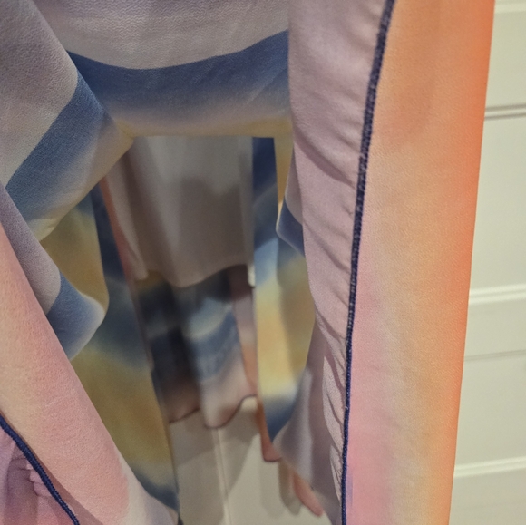 Fantastic Fawn rainbow tie dye dress boho flowy vibrant colors sz medium NWOT Ne - Picture 4 of 9